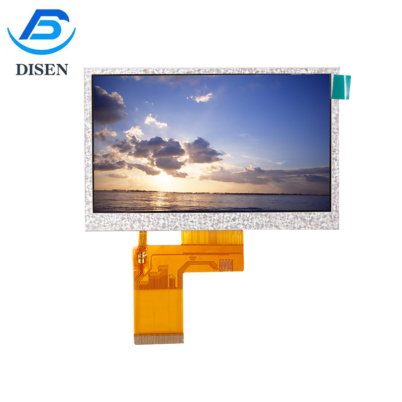 4,3 инча 480X272 стандартен цветен TFT LCD дисплей за видео домофон, приложение за интелигентен дом (3)