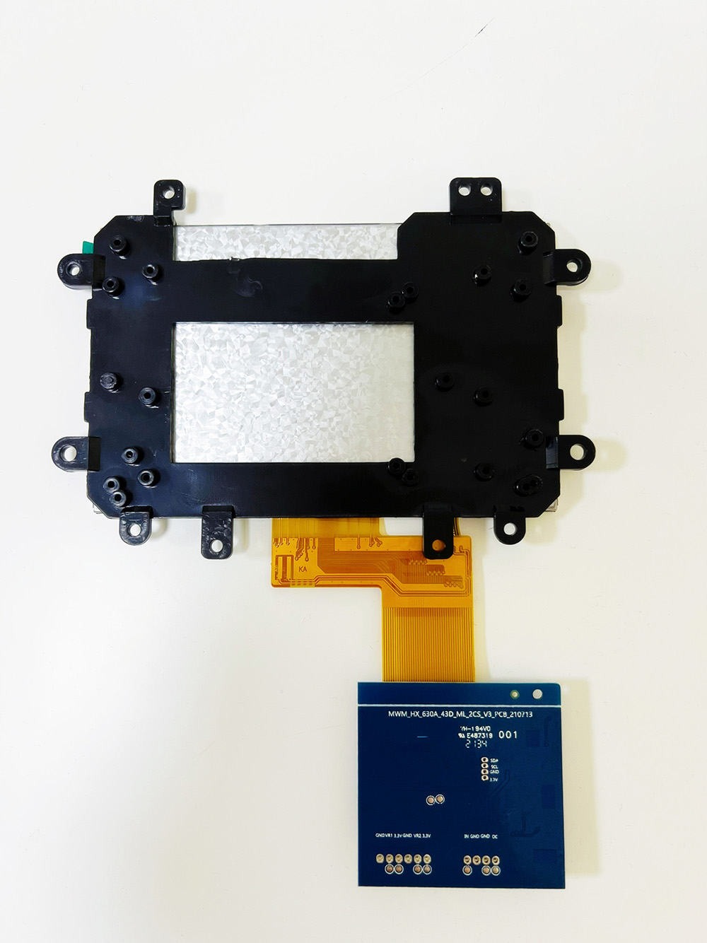4,3 collu TFT LCD ar kontroliera plati 480x272 izšķirtspējas standarta krāsu TFT LCD displejam (5)