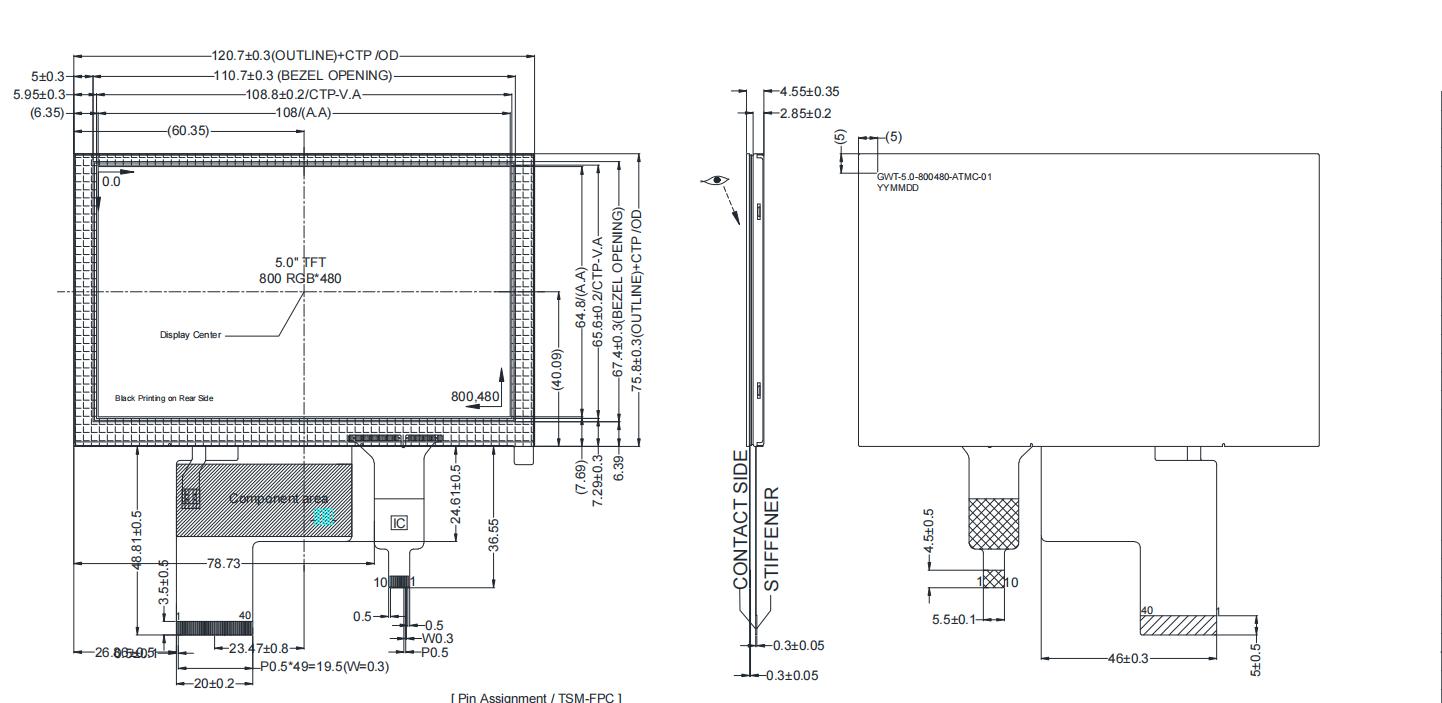 Sary DS050INX40T-014